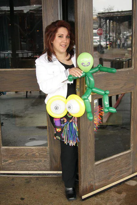 Colorful balloon design by Renee